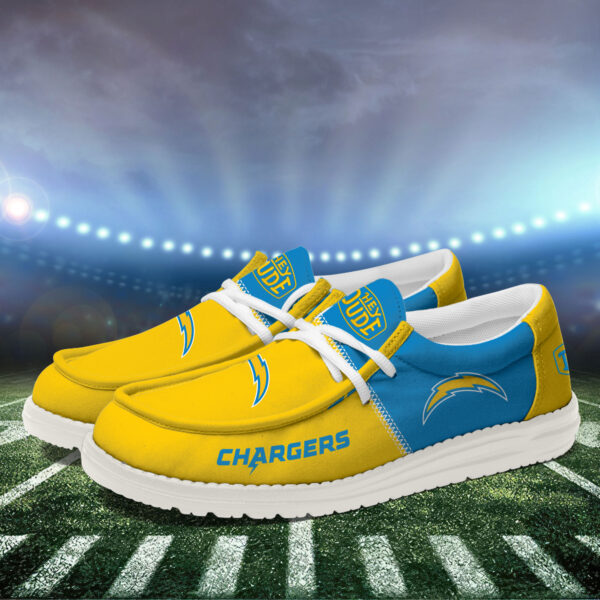 Tubopro Los Angeles Chargers Personalized Hey Dude Shoes For Men And Women - Image 3