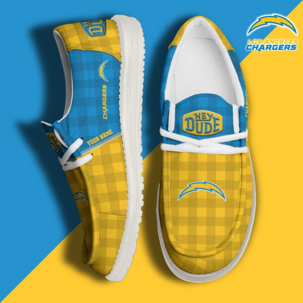 Tubopro Los Angeles Chargers Personalized Hey Dude Shoes For Men And Women - Image 2