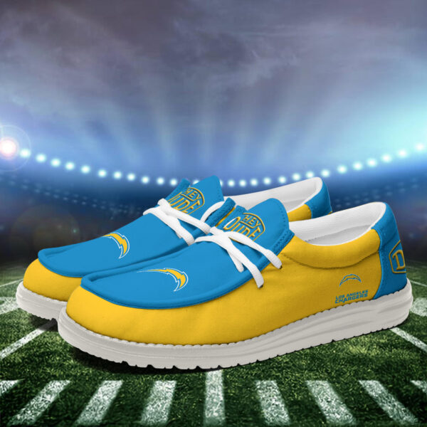 Tubopro Los Angeles Chargers Personalized Hey Dude Shoes For Men And Women - Image 3