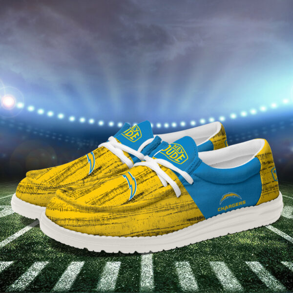 Tubopro Los Angeles Chargers Personalized Hey Dude Shoes For Men And Women - Image 3