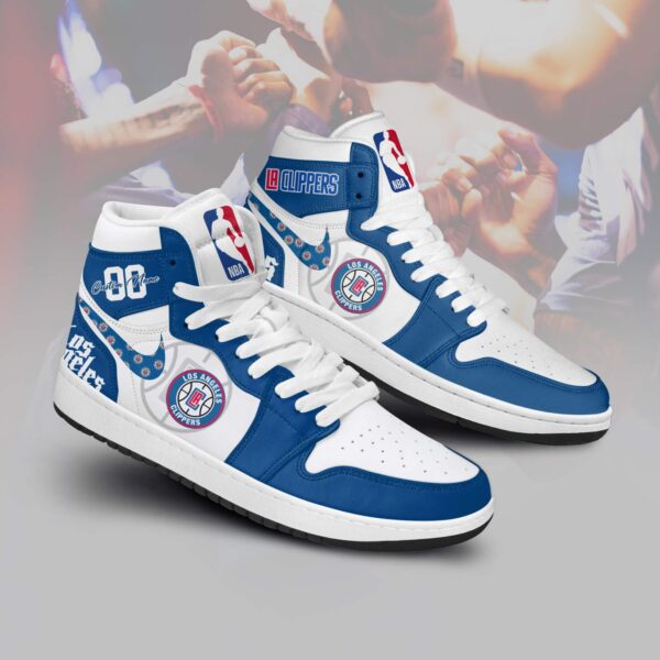Tubopro Los Angeles Clippers AJ1 High Sneakers Shoes For Men And Women