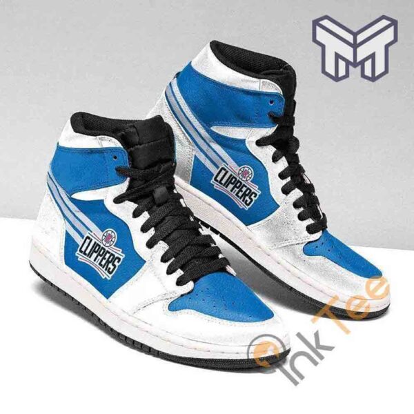 Tubopro Los Angeles Clippers AJ1 High Sneakers Shoes For Men And Women