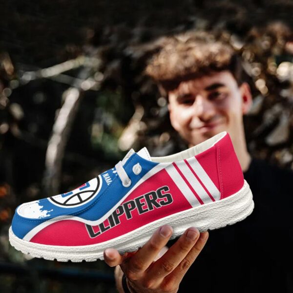 Tubopro Los Angeles Clipperss Hey Dude Shoes For Men And Women - Image 3