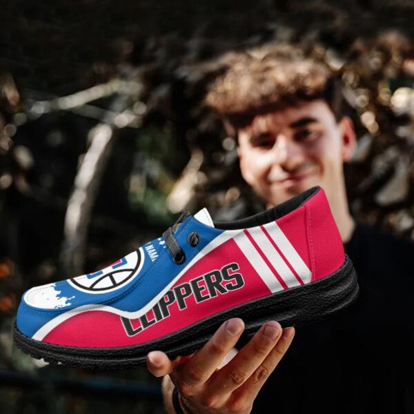 Tubopro Los Angeles Clipperss Hey Dude Shoes For Men And Women - Image 4