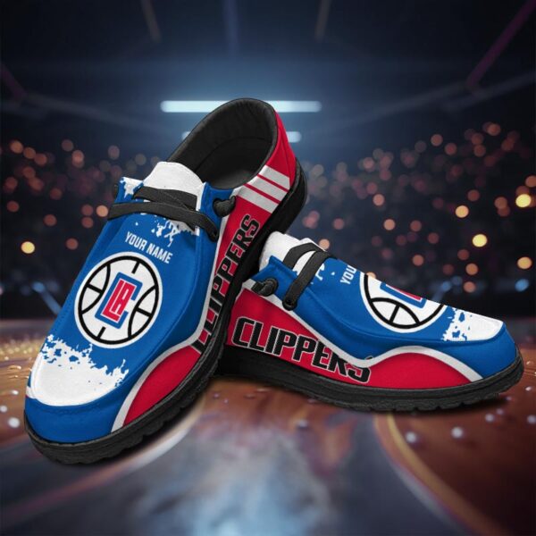 Tubopro Los Angeles Clipperss Hey Dude Shoes For Men And Women - Image 2