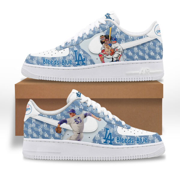 Tubopro Los Angeles Dodgers Air Low-Top Sneakers Shoes For Men And Women - Image 2