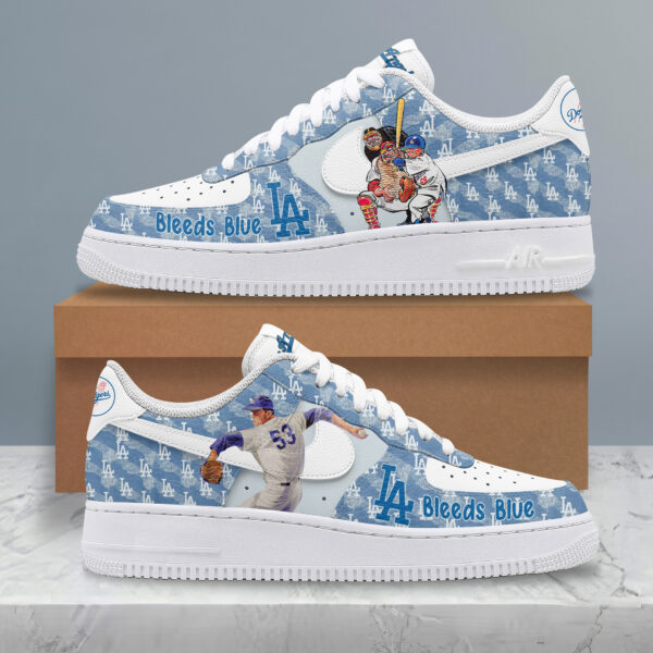 Tubopro Los Angeles Dodgers Air Low-Top Sneakers Shoes For Men And Women - Image 3