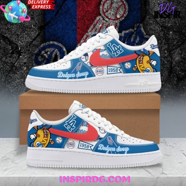Tubopro Los Angeles Dodgers Air Low-Top Sneakers Shoes For Men And Women
