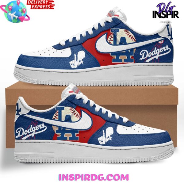 Tubopro Los Angeles Dodgers Air Low-Top Sneakers Shoes For Men And Women - Image 2
