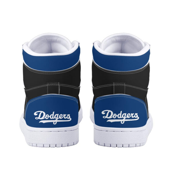 Tubopro Los Angeles Dodgers AJ1 High Sneakers Shoes For Men And Women - Image 4