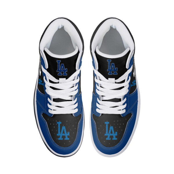 Tubopro Los Angeles Dodgers AJ1 High Sneakers Shoes For Men And Women - Image 3