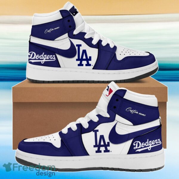 Tubopro Los Angeles Dodgers AJ1 High Sneakers Shoes For Men And Women