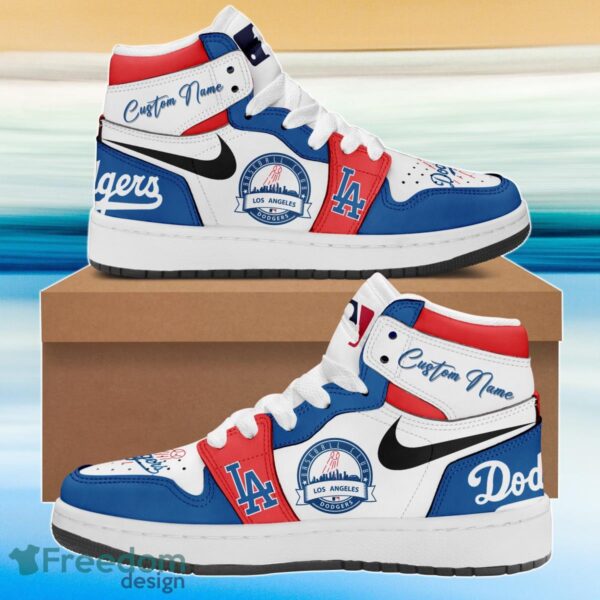 Tubopro Los Angeles Dodgers AJ1 High Sneakers Shoes For Men And Women