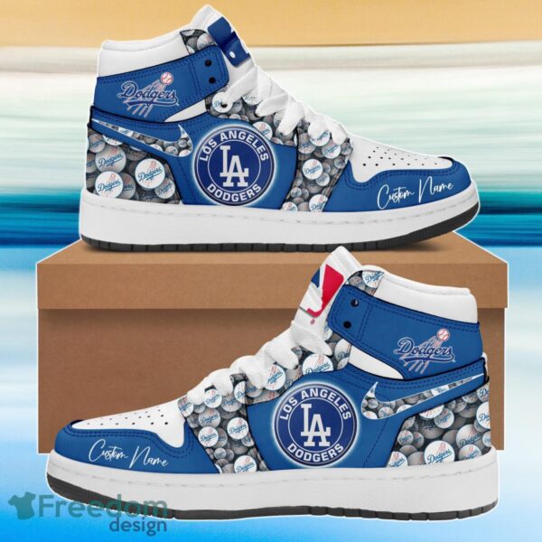 Tubopro Los Angeles Dodgers AJ1 High Sneakers Shoes For Men And Women