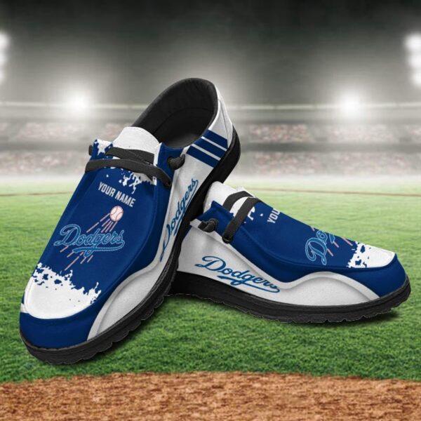 Tubopro Los Angeles Dodgers Hey Dude Shoes For Men And Women - Image 2