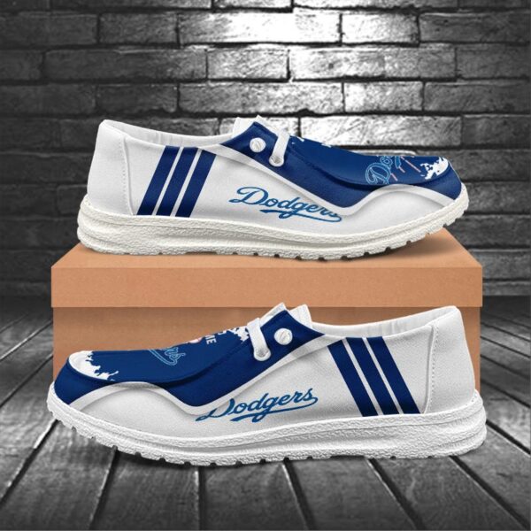 Tubopro Los Angeles Dodgers Hey Dude Shoes For Men And Women - Image 5