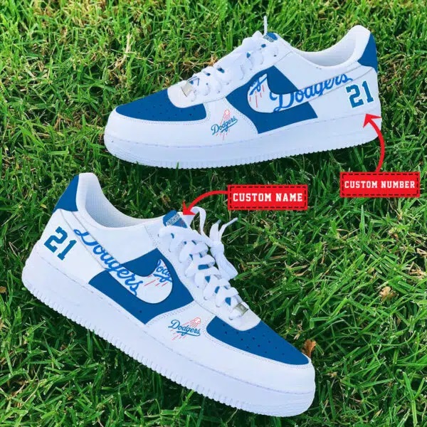 Tubopro Los Angeles Dodgers MLB Air Low-Top Sneakers Shoes For Men And Women