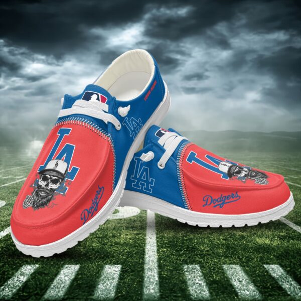 Tubopro Los Angeles Dodgers Personalized Hey Dude Shoes For Men And Women