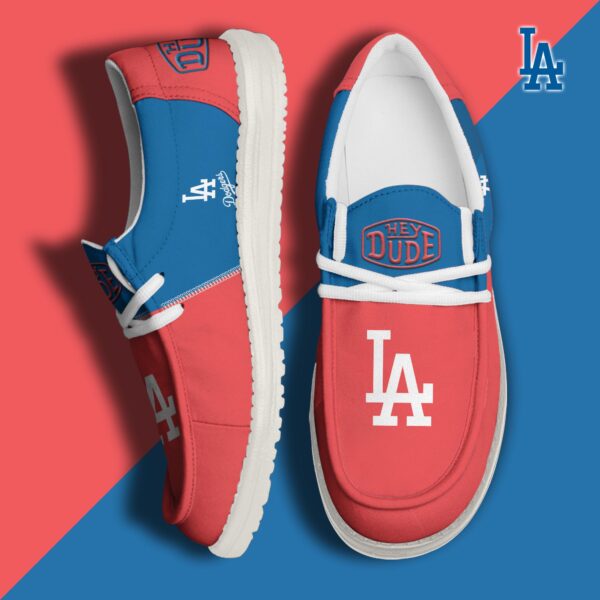 Tubopro Los Angeles Dodgers Personalized Hey Dude Shoes For Men And Women