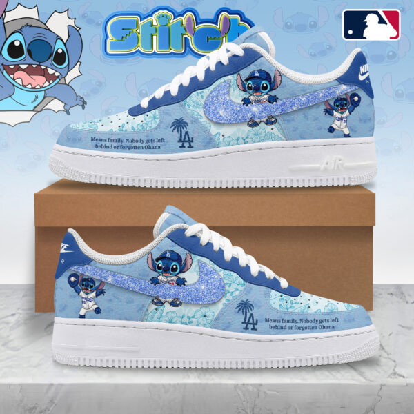 Tubopro Los Angeles Dodgers x Stitch Air Low-Top Sneakers Shoes For Men And Women