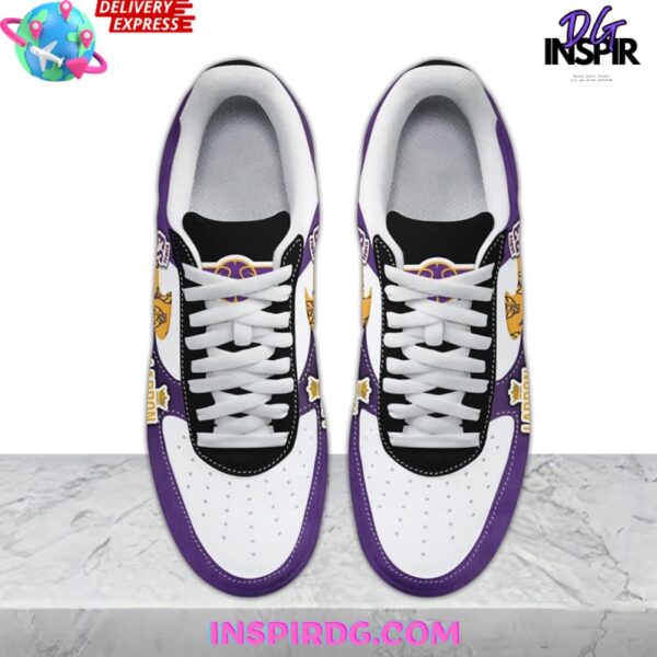 Tubopro Los Angeles Lakers Air Low-Top Sneakers Shoes For Men And Women - Image 4