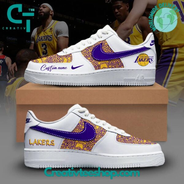 Tubopro Los Angeles Lakers Air Low-Top Sneakers Shoes For Men And Women
