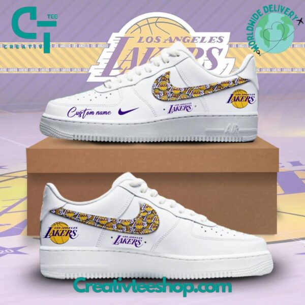 Tubopro Los Angeles Lakers Air Low-Top Sneakers Shoes For Men And Women