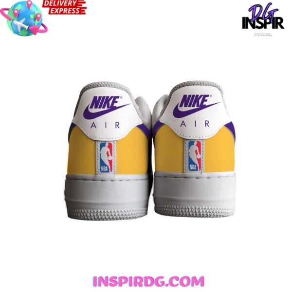 Tubopro Los Angeles Lakers Air Low-Top Sneakers Shoes For Men And Women - Image 3