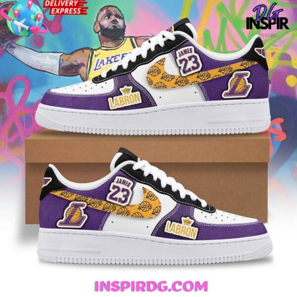 Tubopro Los Angeles Lakers Air Low-Top Sneakers Shoes For Men And Women