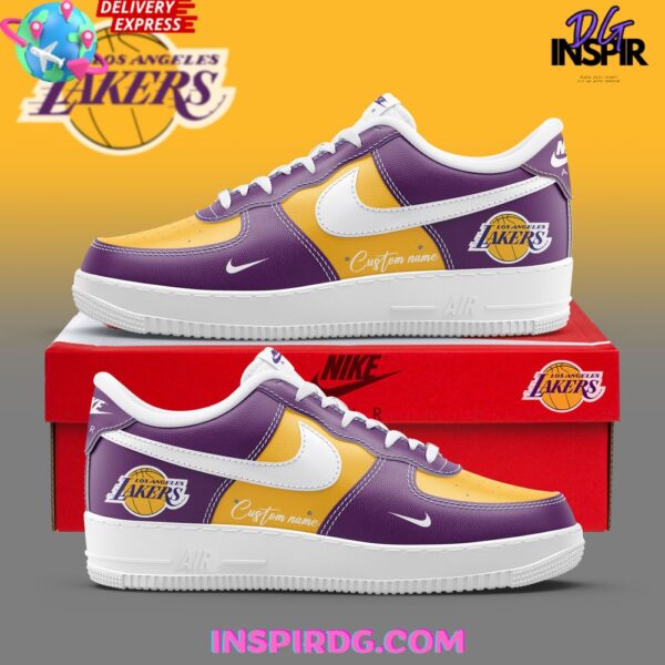Tubopro Los Angeles Lakers Air Low-Top Sneakers Shoes For Men And Women
