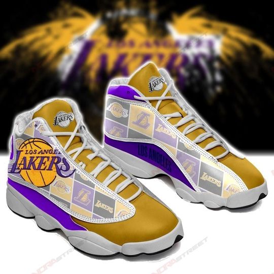 Tubopro Los Angeles Lakers AJ13 Sneakers Shoes For Men And Women