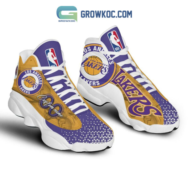 Tubopro Los Angeles Lakers AJ13 Sneakers Shoes For Men And Women