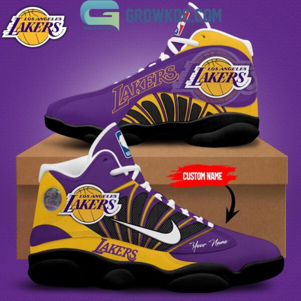 Tubopro Los Angeles Lakers AJ13 Sneakers Shoes For Men And Women