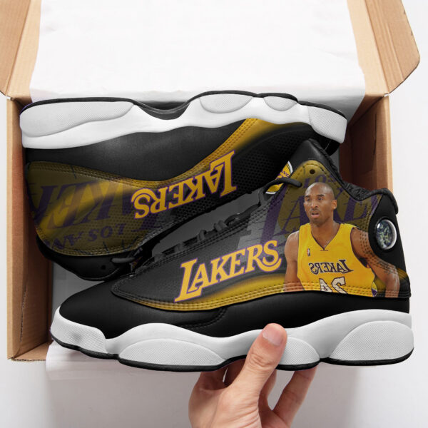 Tubopro Los Angeles Lakers NFL AJ13 Sneakers Shoes For Men And Women - Image 2