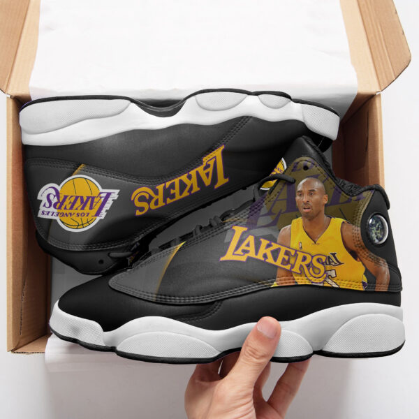 Tubopro Los Angeles Lakers NFL AJ13 Sneakers Shoes For Men And Women - Image 2