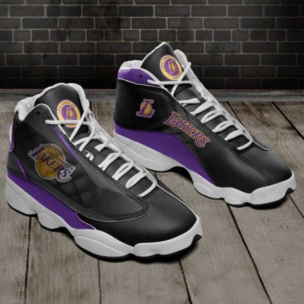 Tubopro Los Angeles Lakers NFL AJ13 Sneakers Shoes For Men And Women - Image 2