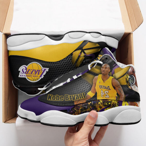 Tubopro Los Angeles Lakers NFL AJ13 Sneakers Shoes For Men And Women - Image 2