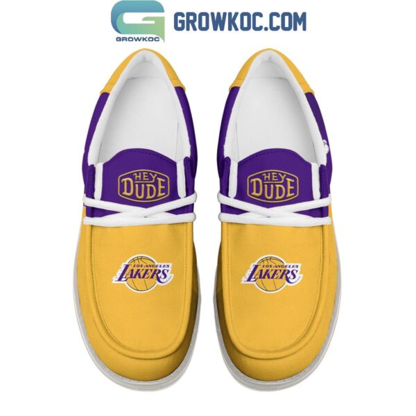 Tubopro Los Angeles Lakers Personalized Hey Dude Shoes For Men And Women - Image 5