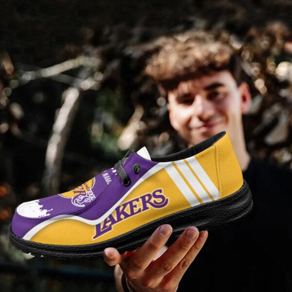Tubopro Los Angeles Lakerss Hey Dude Shoes For Men And Women - Image 4