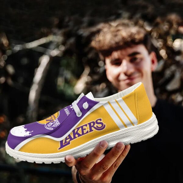 Tubopro Los Angeles Lakerss Hey Dude Shoes For Men And Women - Image 3