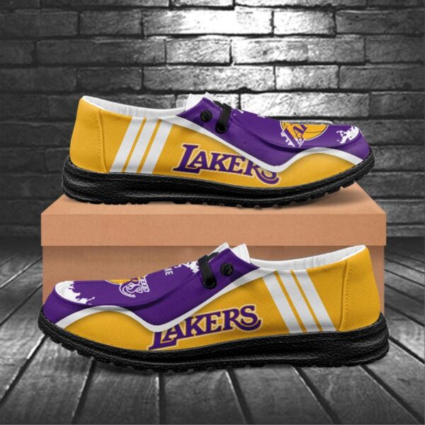 Tubopro Los Angeles Lakerss Hey Dude Shoes For Men And Women - Image 6