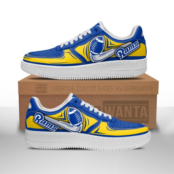 Tubopro Los Angeles Rams Air Low-Top Sneakers Shoes For Men And Women
