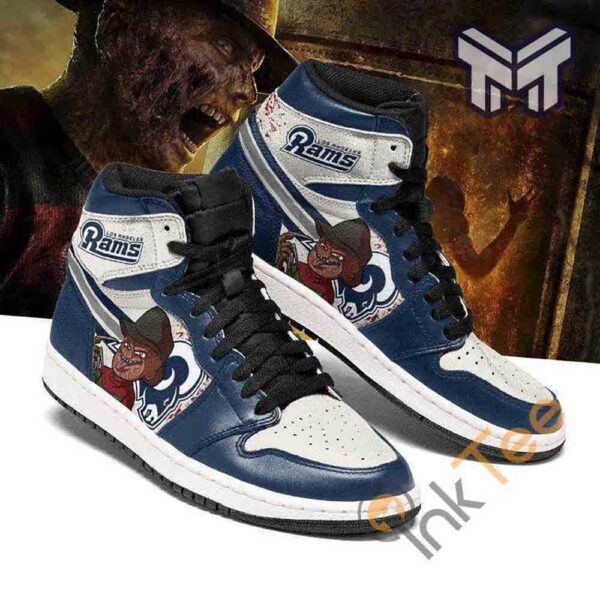 Tubopro Los Angeles Rams AJ1 High Sneakers Shoes For Men And Women