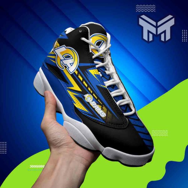 Tubopro Los Angeles Rams AJ13 Sneakers Shoes For Men And Women - Image 2