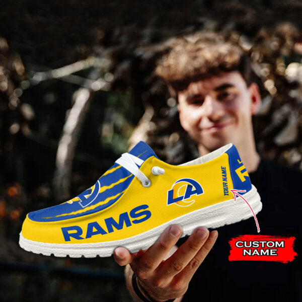Tubopro Los Angeles Rams Hey Dude Shoes For Men And Women - Image 3