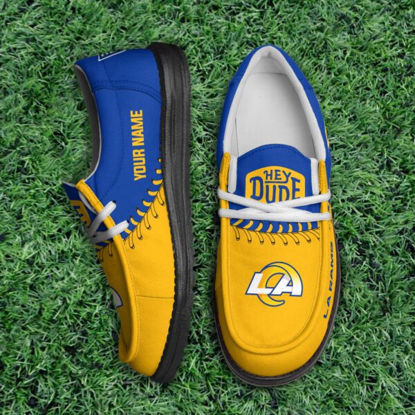 Tubopro Los Angeles Rams Hey Dude Shoes For Men And Women - Image 2