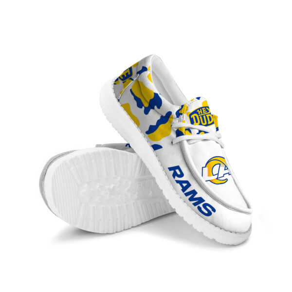 Tubopro Los Angeles Rams Hey Dude Shoes For Men And Women - Image 4