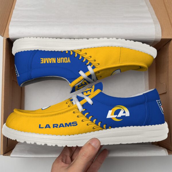 Tubopro Los Angeles Rams Hey Dude Shoes For Men And Women - Image 3