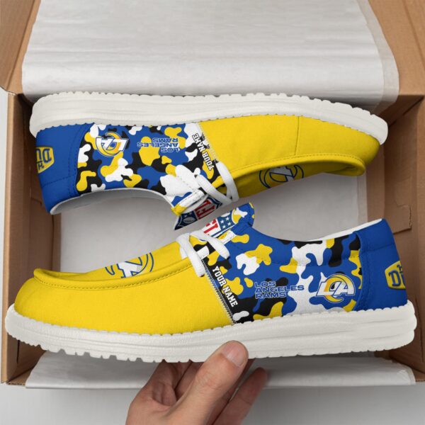 Tubopro Los Angeles Rams Hey Dude Shoes For Men And Women - Image 3