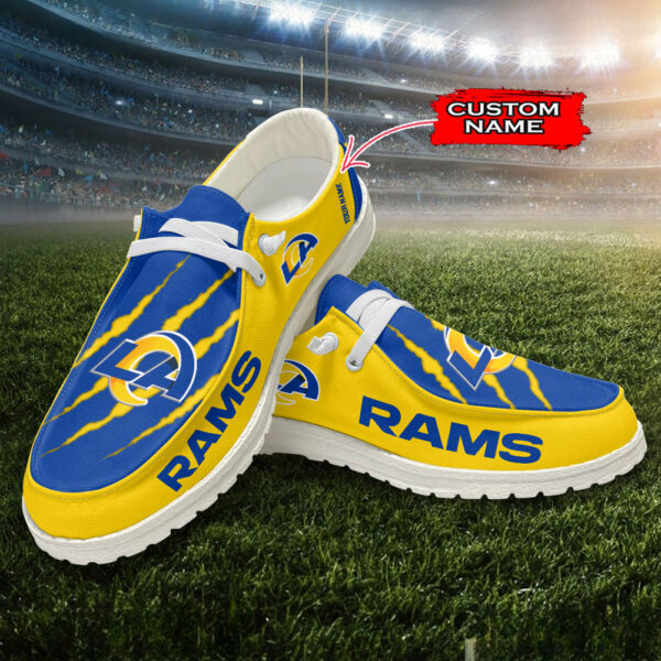 Tubopro Los Angeles Rams Hey Dude Shoes For Men And Women - Image 2